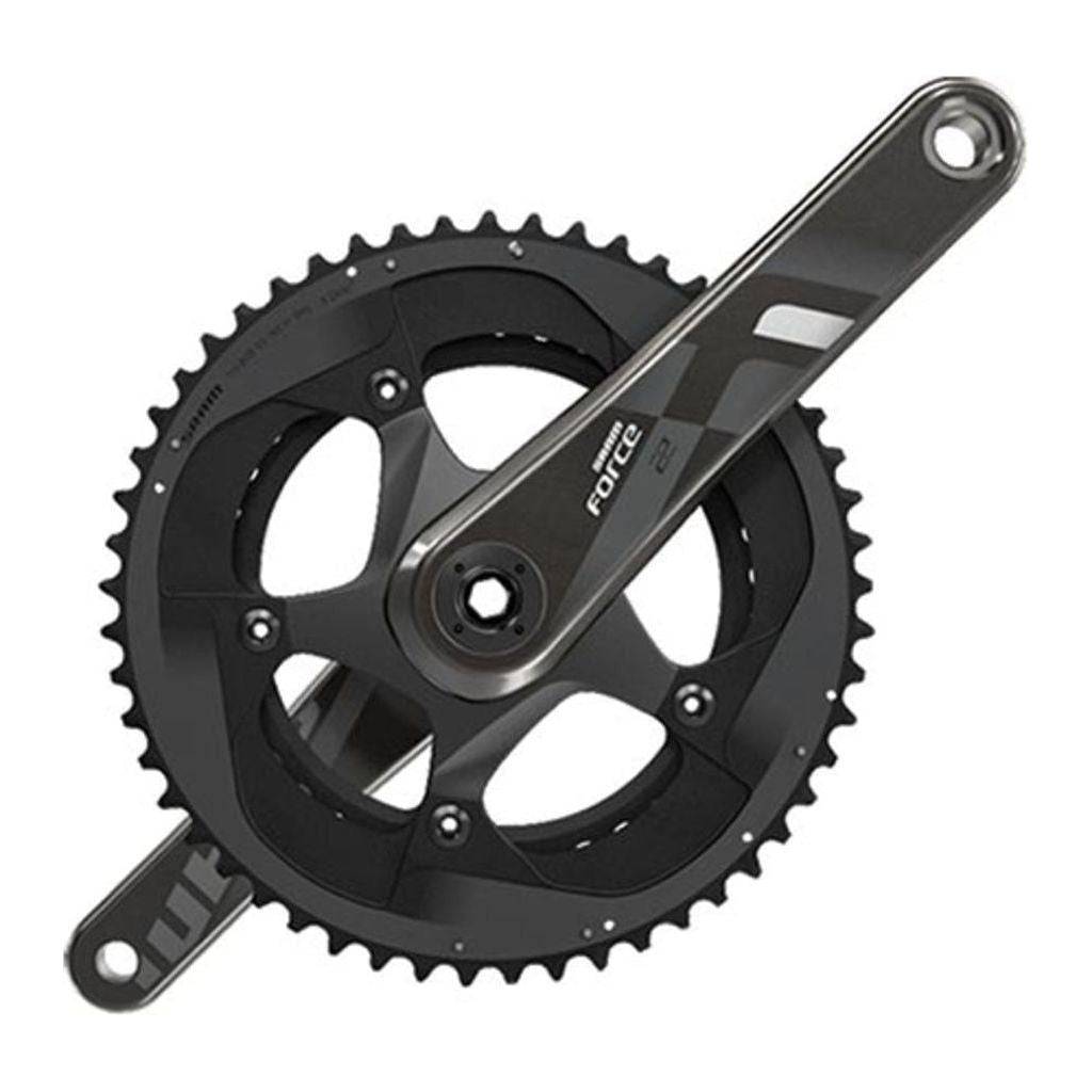 Sram Force22 racefiets crankstel GXP 11V met 34/50 tanden, zwart, voor snel schakelen en lichte ritten