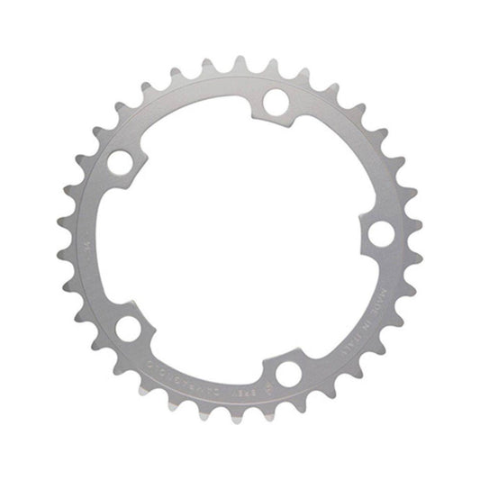 Kettingblad Campagnolo Veloce FC-VL534 Compact 10V 34T Steek 110mm Zilver - Le Coq Wielerartikelen