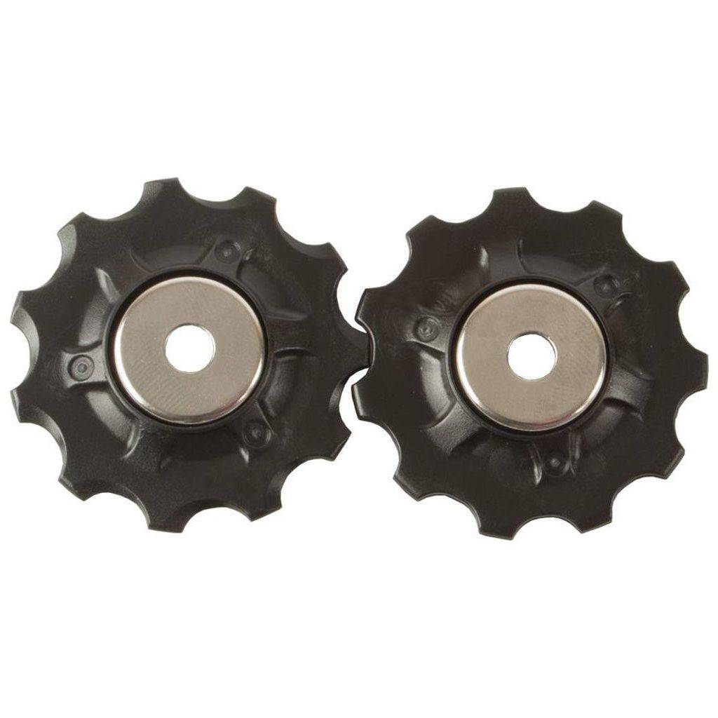 Sram derailleurwieltjes X5 met metalen behuizing en tandwielen voor optimale schakeling en duurzaamheid.