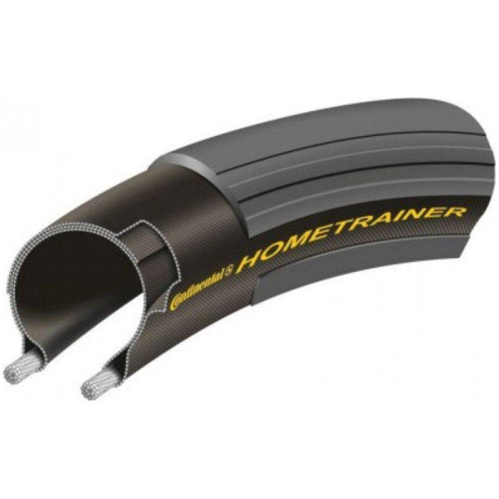 Zwarte Continental racefietsbuitenband 28" Hometrainer II 23-622 voor gebruik op racefietsen en trainingsfietsen