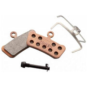 Zwarte Sram Remblok Trail/Guide Metal Set A 2 voor fietsremmen, zichtbaar op de afbeelding.