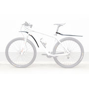 Zwart SKS Shockboard XL voorspatbord voor 27,5 en 29 inch fietsen, gemaakt van PVC, beschermt tegen modder en water