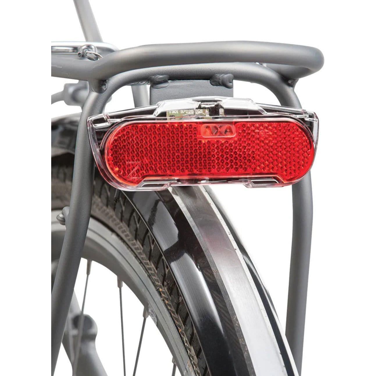 Axa Achterlicht Slim Steady Led Naafdynamo 80mm - Zwart - Le Coq Wielerartikelen