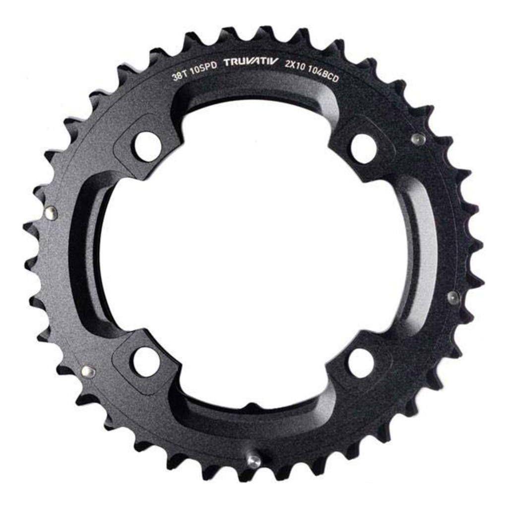 Kettingblad Sram X0/X9 L-Pin 10V 38T Steek 104 Blast Black - Le Coq Wielerartikelen