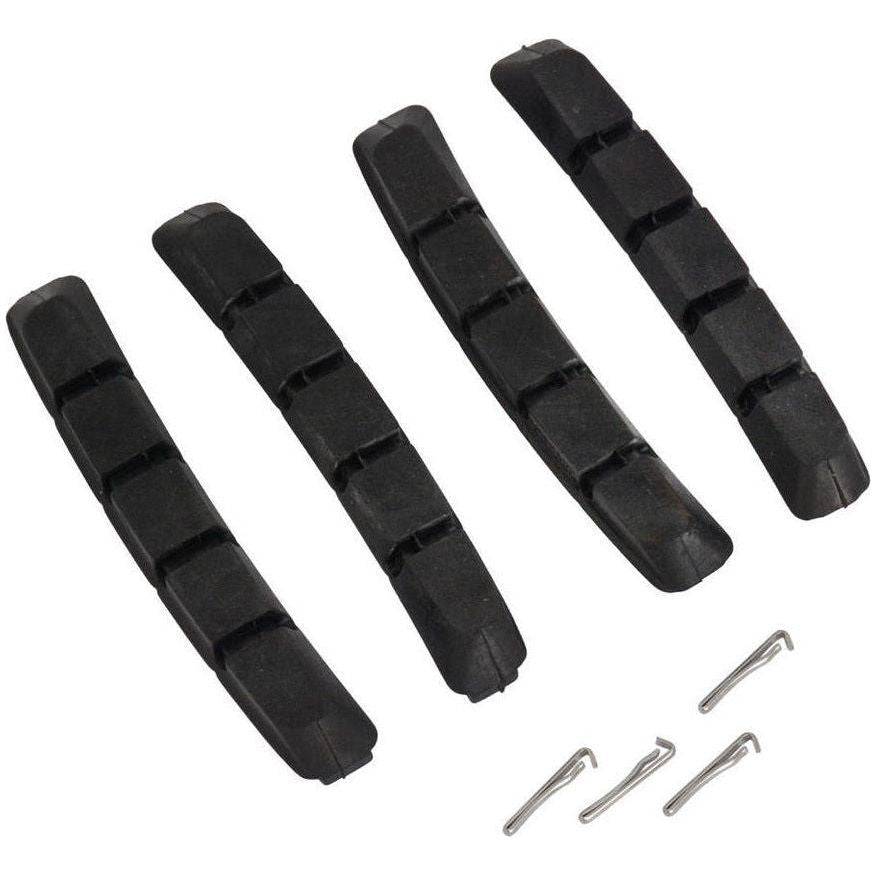Shimano Remblokjes Velgrem M70CT4 V-Brake cartridge, set van twee remblokjes voor fietsremmen op velg, zwart rubber.