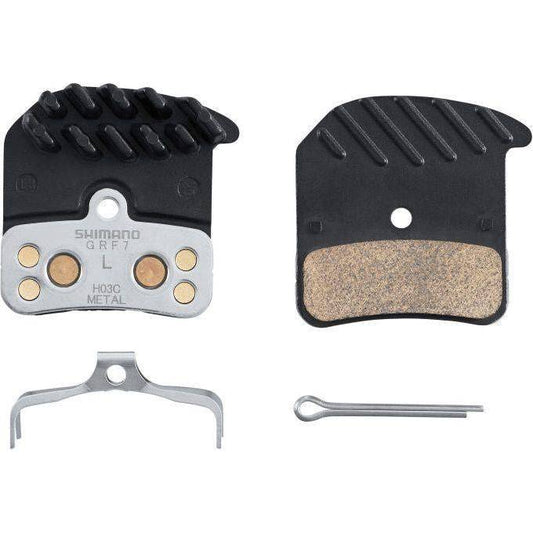 Shimano Schijfremblokset H03C Metal Met Koelvinnen - Le Coq Wielerartikelen