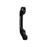 Shimano remschijfadapter PM naar IS, 180 mm, voor fietsremmen, zichtbaar in de afbeelding met montagepunten en schijf.