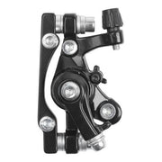 Promax mechanische remklauw voor remschijf van 160 mm of 140 mm, geschikt voor fiets of motor.