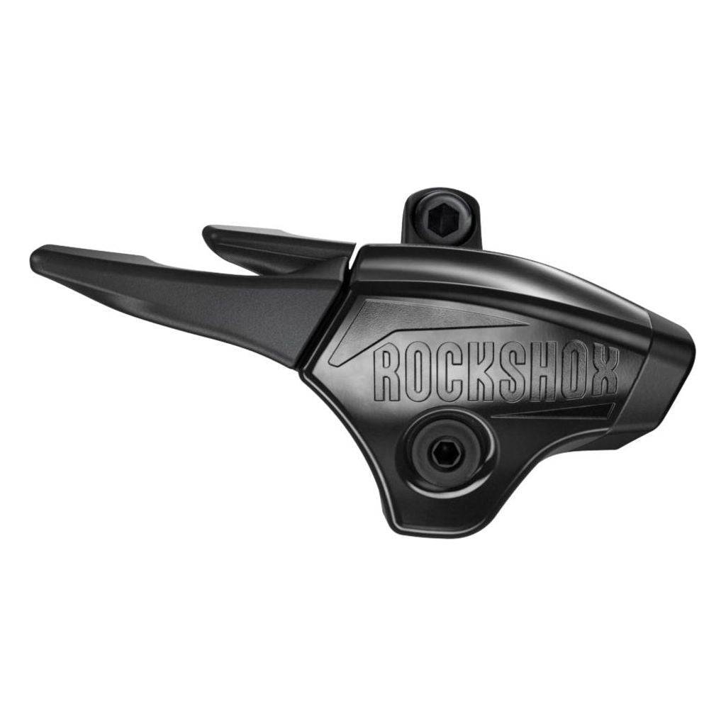 RockShox Vorkd Oneloc Remote Kit R voorvorkonderdelen, inclusief bedieningsknoppen en kabels, geschikt voor mountainbikes.