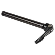 Zwarte Sram Naaf Blocage Maxle Ultimate 100/12 met snelspanner voor fietswielen, zichtbaar in de afbeelding.