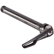 Zwart Sram Naaf Blocage Maxle Ultimate 100/15 voor fiets, duidelijk zichtbaar op de afbeelding.