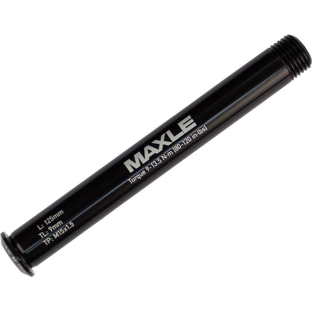 Sram Naaf Blocage Maxle Stealth 100/15 voor fietsnaaf, zwart, met bevestigingsonderdeel en 15 mm steekas.