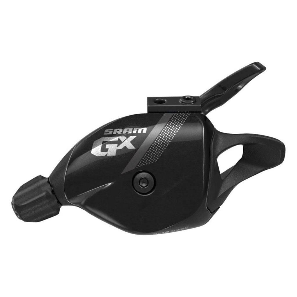 Sram 2x10 snelheidsachterderailleur shifter met ergonomische handgreep voor MTB en racefietsen, zwart en geel design