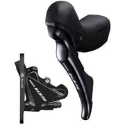 Shimano 105 R7020/R7070 hydraulische schijfremset voor racefiets, flat mount, remklauwen en remhendels in een set