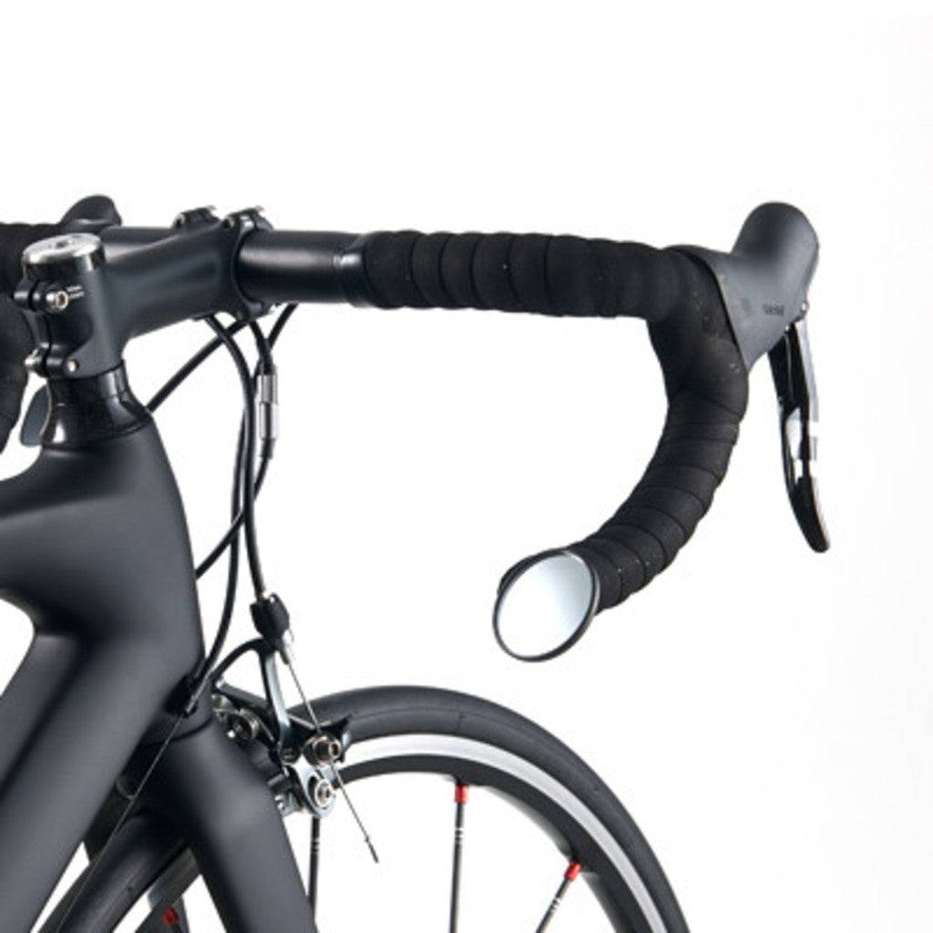 Spiegel Cateye Bm-45 Race/Atb In Stuur Zwart - Le Coq Wielerartikelen