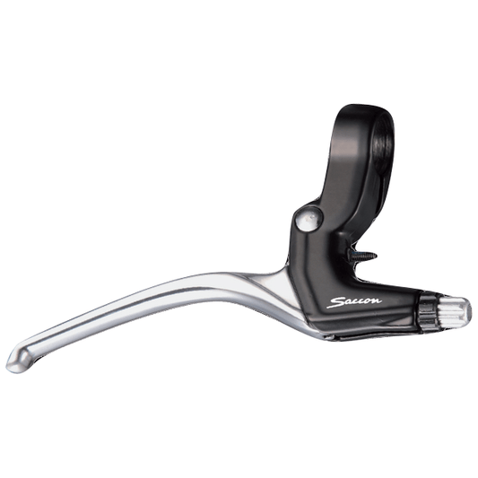 Remgreepset Saccon V-Brake - 3 Vingers - Zwart/Zilver - Le Coq Wielerartikelen