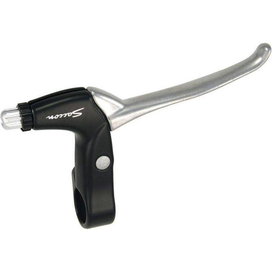 Remgreepset Saccon Voor Rollerbrake - 4 Vingers - Zwart / Zilver - Le Coq Wielerartikelen