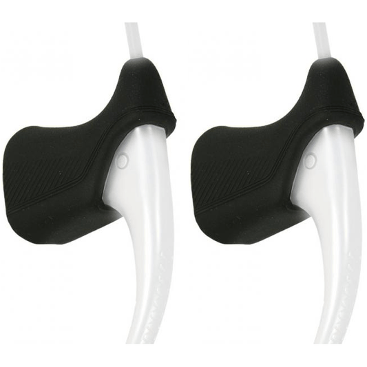 Remgreepcoverset Saccon Race - Zwart (Externe Kabel) - Le Coq Wielerartikelen