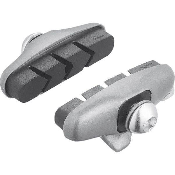 Vijf paar Shimano BR-6403/1055 race remblokjes voor velgremmen, geschikt voor snelle fietstochten en racegebruik.