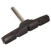 Shimano M70T2 V-brake remblokken met stift voor aluminium velgen, set van 1 paar, geschikt voor stads- en racefietsen