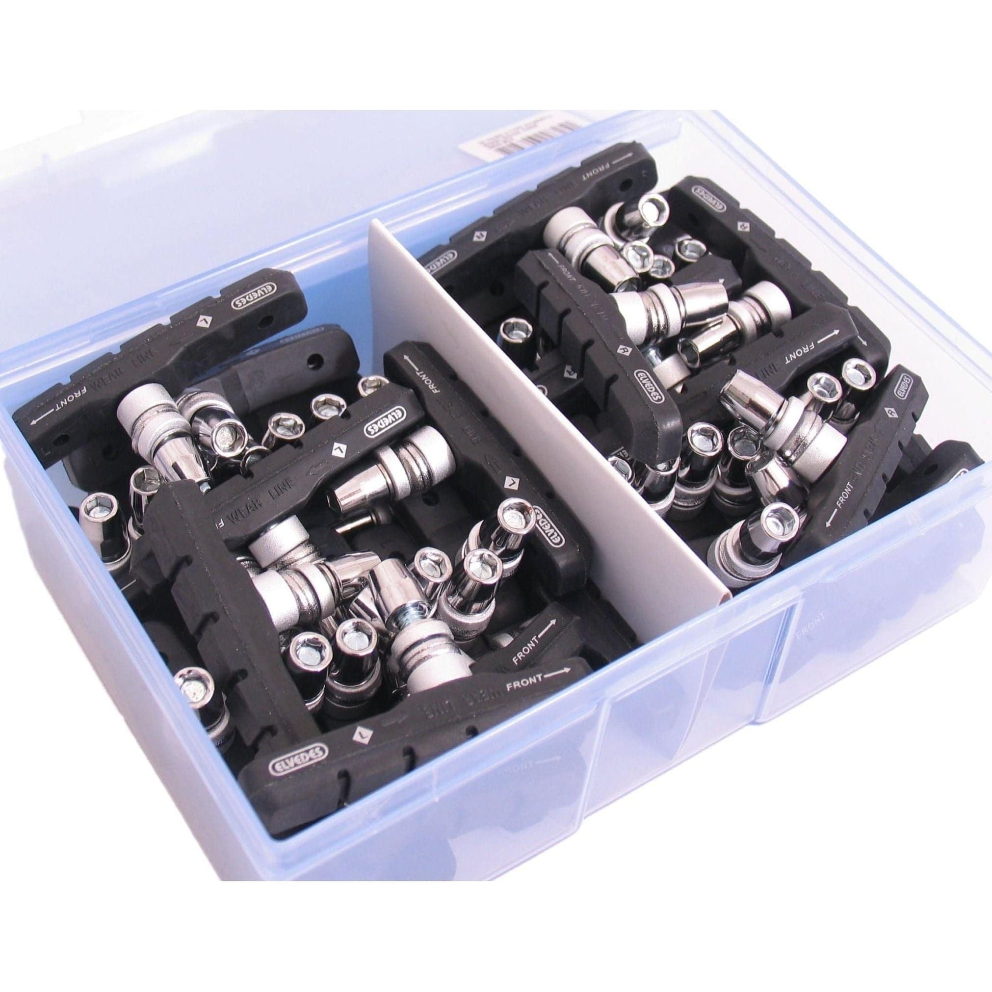 Elvedes V-Brake Remblokset 72 Mm (25 Paar) - Le Coq Wielerartikelen