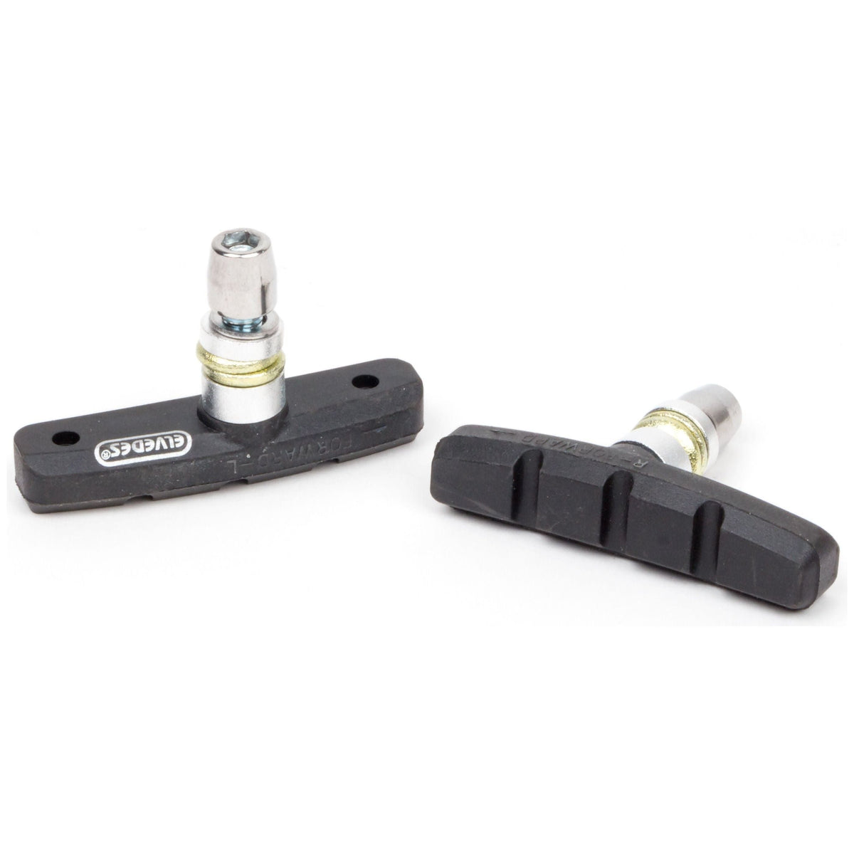 Elvedes V-brake remblokken set van 60 mm op kaart, geschikt voor Velgremmen, zichtbaar in de afbeelding.