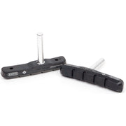 Elvedes V-brake remblokken set met 25 paar, 72 mm cantilever velgremblok voor fietsremmen, zwart kunststof.