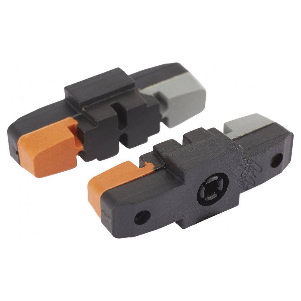 Edge Powerpads triple-kleur remblokset voor Magura hydraulische velgremmen, 50 mm, werkplaatsverpakking, 25 paar.