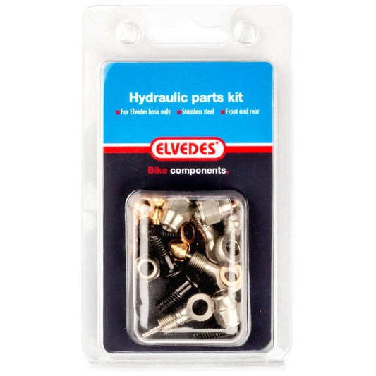 Hydraulische Onderdelen Kit 8 Elvedes M 9 X 1,25 En M6 Rvs Onderdelen Magura Mt2 Voor- En Achterrem (Op Kaart) - Le Coq Wielerartikelen