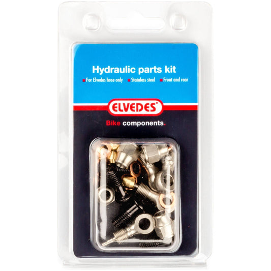 Hydraulische Onderdelen Kit 7 Elvedes M9 X 1,25 Met Banjo Rvs Onderdelen Magura Mt 4/5/5E/6/7/8 Voor- En Achterrem (Op Kaart) - Le Coq Wielerartikelen