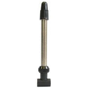 DT Swiss tubeless ventiel van 53 mm, precisieventiel voor racefietsen, zichtbaar in close-up op afbeelding.