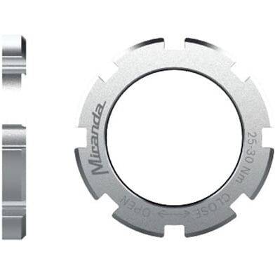 Borgmoer Miranda Bosch 3 M25, middenmotor tandwielen, metalen onderdeel met schroefdraad voor Bosch motoren
