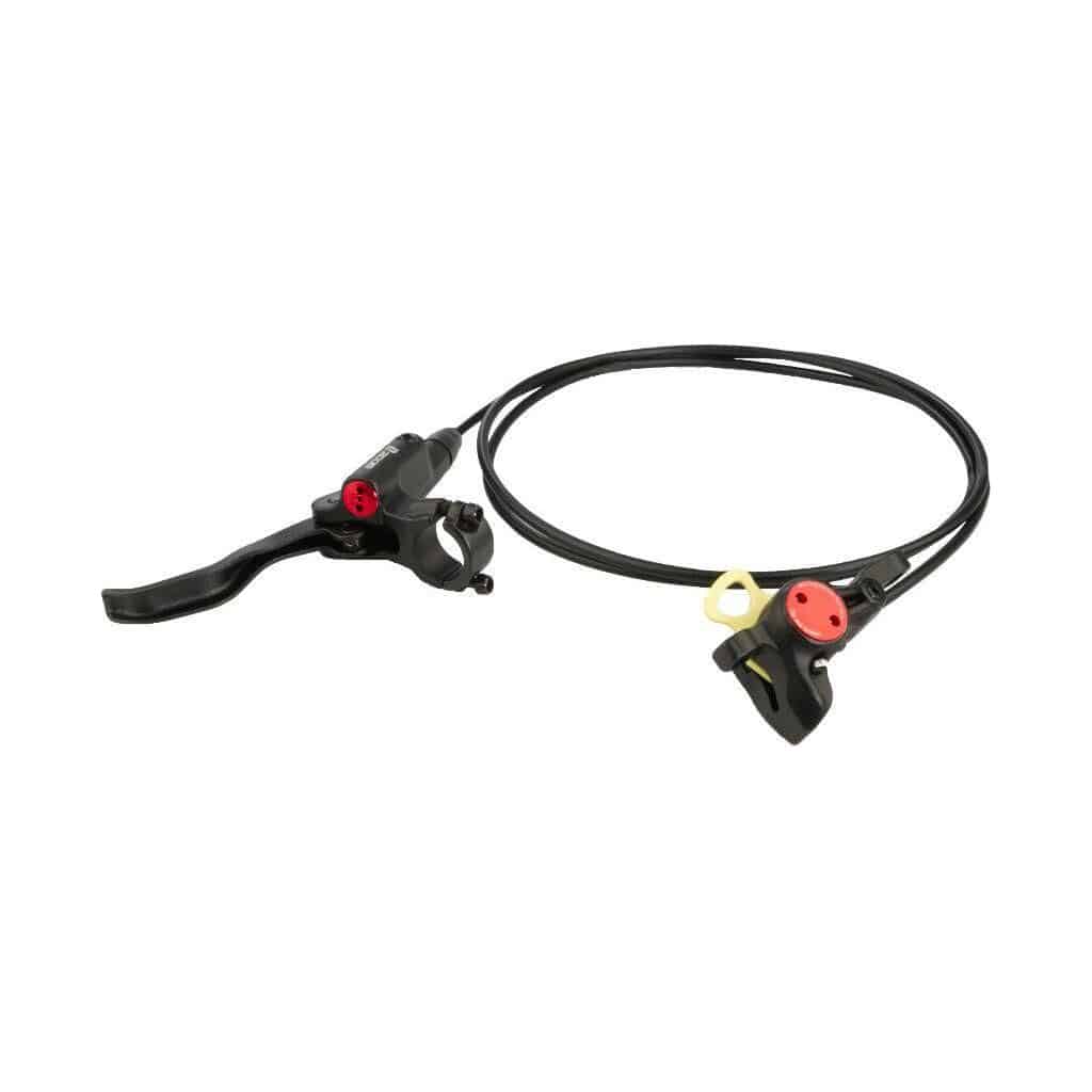 Zoom hydraulische schijfrem Hb-875 links, 1800 mm zwarte leiding, geschikt voor e-bike remsystemen, stevige en betrouwbare remwerking