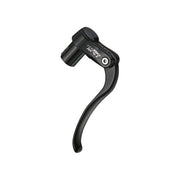 Pair remhendels Tektro Rx4.1 voor triathlon e-bike stuur, geschikt voor velgremmen, zwart kunststof met bedieningsknoppen.
