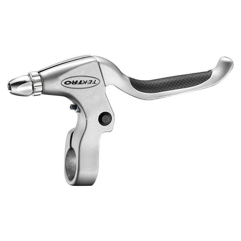 Tektro CL530-RS 4-vinger remhendel voor V-brakes, zwart en zilver, losse remgrepen voor fietsremmen