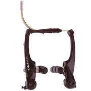 Tektro M530 V-brake voor racefiets, aluminium velgrem met remblokken, geschikt voor snelle fietsritten.
