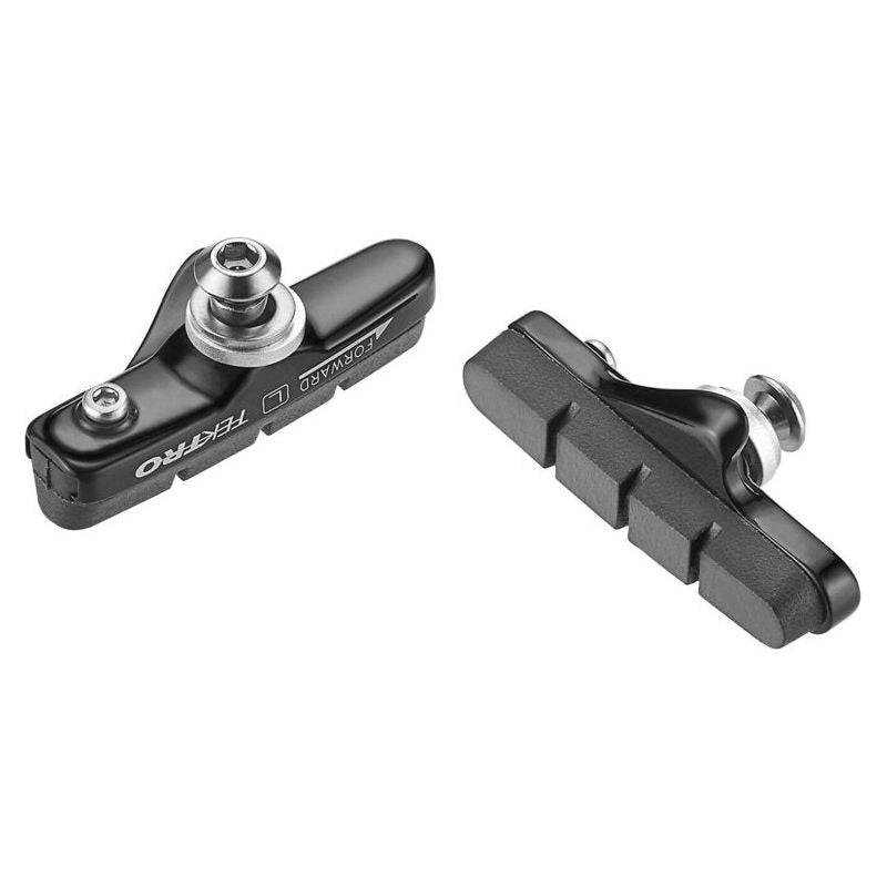 Zwarte Tektro cartridge remblokken Race 55 mm voor velgremmen, zichtbaar op afbeelding 703843.jpg.