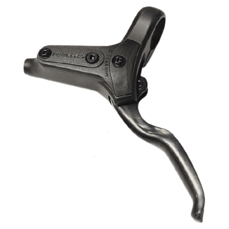 Zwarte Tektro HD1.4 remgreep links voor HD-M285/275, losse remgreep voor fietsremmen.