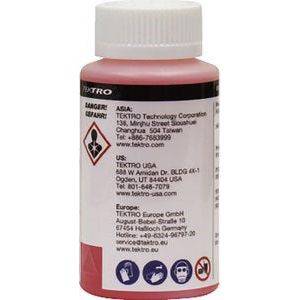 Tektro Minerale remolie 100 ml in rood voor schijfremmen, glad en schoon onderhoudsmiddel voor fietsremmen.
