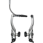 Shimano Alivio T4000 V-brakeremmes voor racefiets, 107 mm, zwarte velgremmen voor betrouwbare remkracht