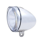 Heldere XLC LED koplamp met batterij, geschikt voor fietsverlichting en veiligheidsverlichting.