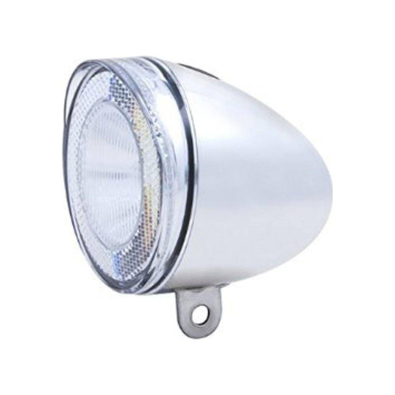 Xlc Koplamp Led Batterij Chroom - Le Coq Wielerartikelen