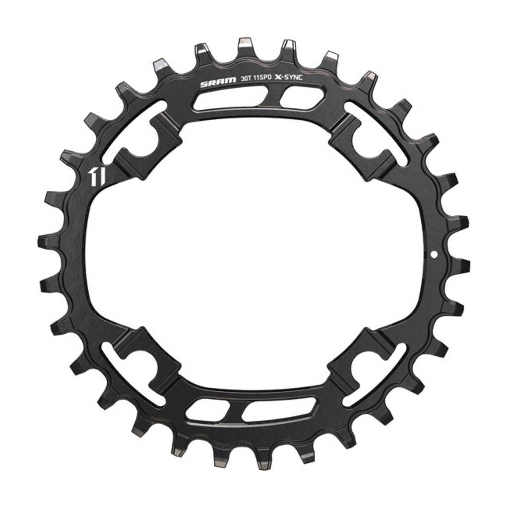 Zwart Sram kettingblad 11-speed, 3,5 mm dik, met steek van 94 staal, geschikt voor racefietsen en mountainbikes