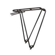 Zwart Tubus Vega Classic achterdrager voor 26/28 inch fietsen, stevige bagagedrager voor fietstassen.