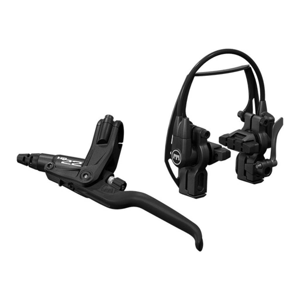 Magura HS22 V rem voor mountainbike, zwart, drievingerige remblok, geschikt voor MTB velgremmen, stevige remkracht