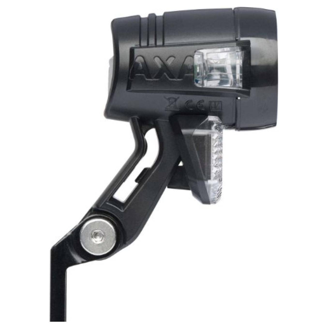 Axa Koplamp Blueline 30 E-bike Led Aan/Uit 6V - Zwart - Le Coq Wielerartikelen