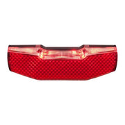 Axa Blueline Steady achterlicht met dynamo, slank ontwerp en heldere LED-verlichting voor fietsveiligheid.
