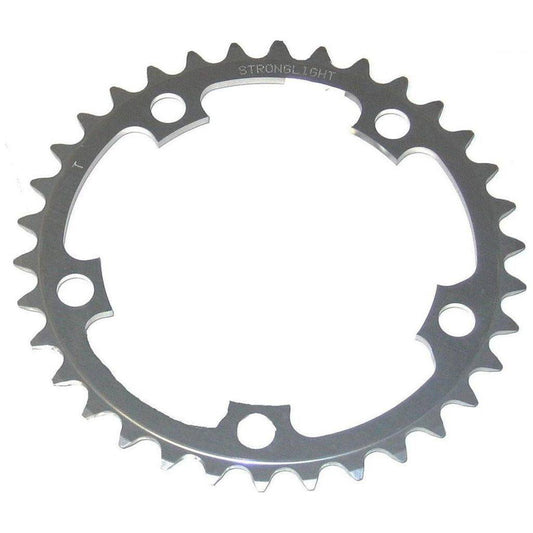 Stronglight Kettingblad Shimano/Sram/Fsa Type S Dural 9/10V 38T Steek 110 Zilver - Le Coq Wielerartikelen