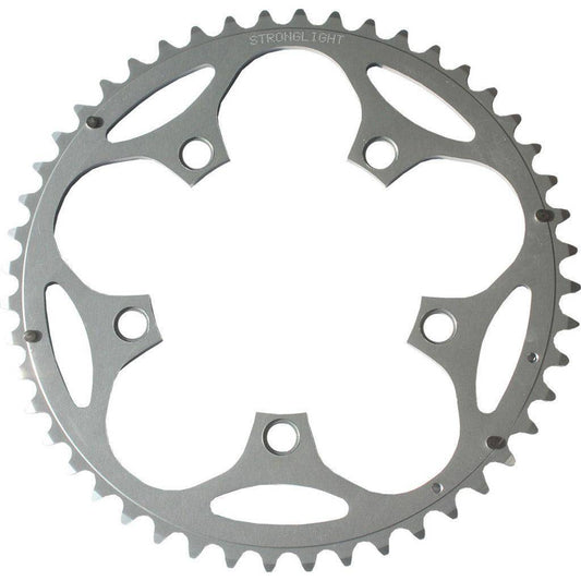 Stronglight Kettingblad Shimano/Sram/Fsa Type S Dural 9/10V 52T Steek 110 Zilver - Le Coq Wielerartikelen
