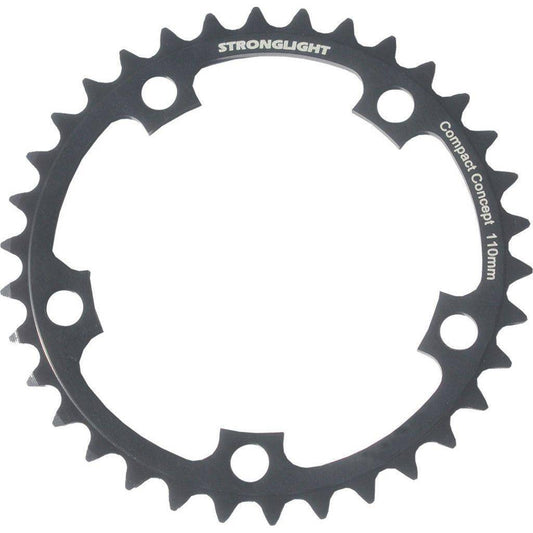 Stronglight Kettingblad Shimano/Sram/Fsa Type S Dural 9/10V 36T Steek 110 Zwart - Le Coq Wielerartikelen
